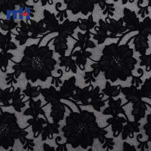 Black Net Lace Fabric