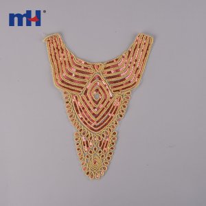 Chemical Lace Collar with Sequins