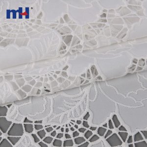 Laser Cutted Embroidery Lace Fabric
