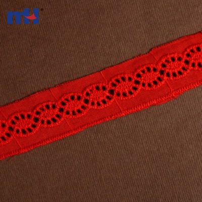Cotton lace for garments