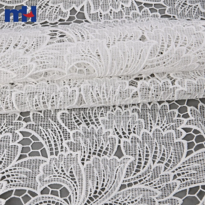 Embroidery Guipure Chemical Lace Fabric Factory Mh Lace