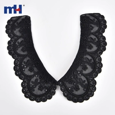 Mesh Beads Lace Collar