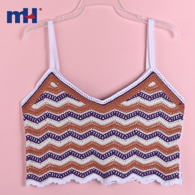 Zigzag Pattern Crochet Fabric